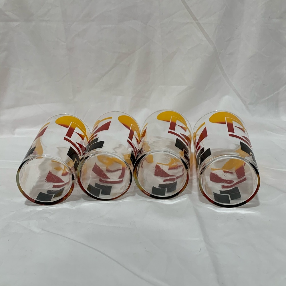 Vintage retro unique drinking glasses - Picture 4 of 8
